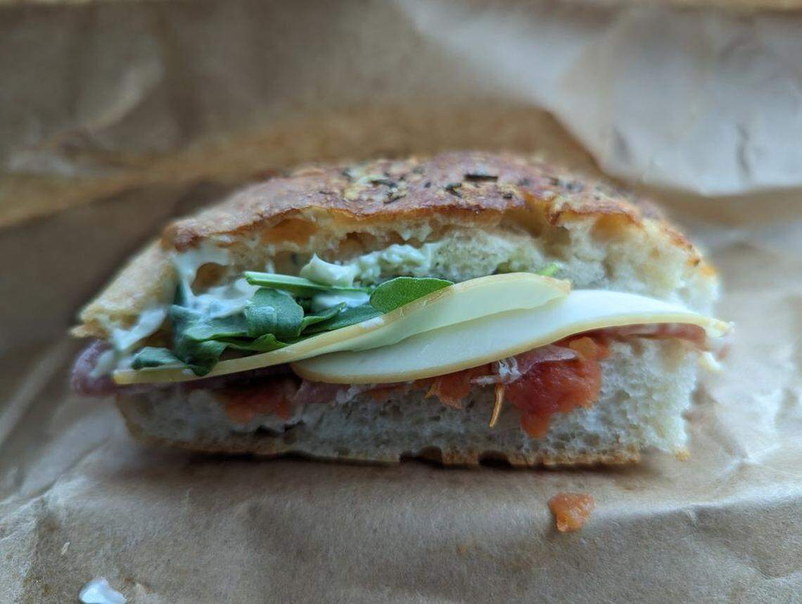 Italian Stallion sandwich at Grist in Ohio.