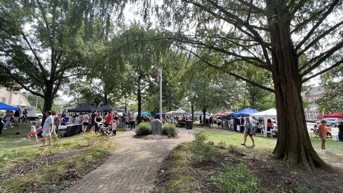 Check out the annual fall market featuring over 100 arts and crafts vendors in the Canfield Village Green.