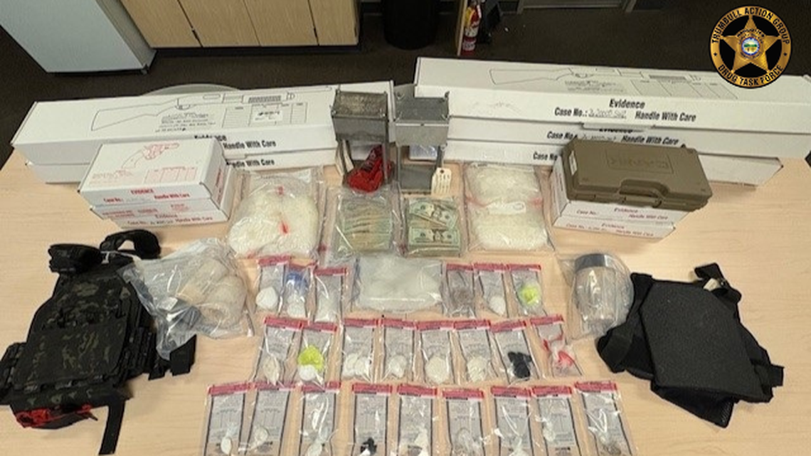 Trumbull County task force and Niles, Warren police seized meth, cocaine, fentanyl, heroin, weapons and $22,000 in a major Mahoning Valley drug bust. Investigation ongoing.