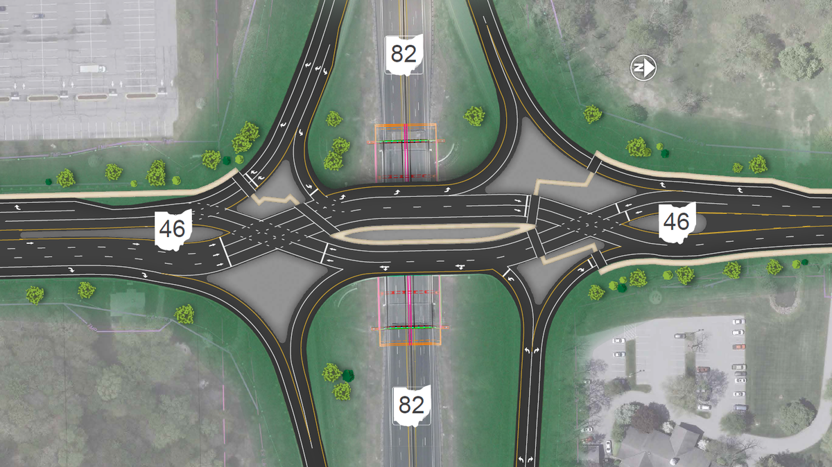 Here's how drivers can visit the Eastwood Mall Complex in Howland Township while ramps are closed for reconstruction through the end of August.