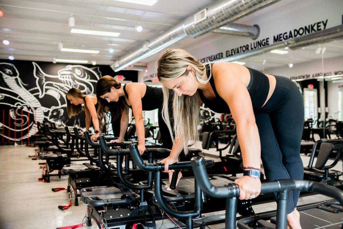 In 2019, Mega Barre started teaching Lagree on Megaformers,a high-intensity, low impact Pilates workout on a resistance bed.