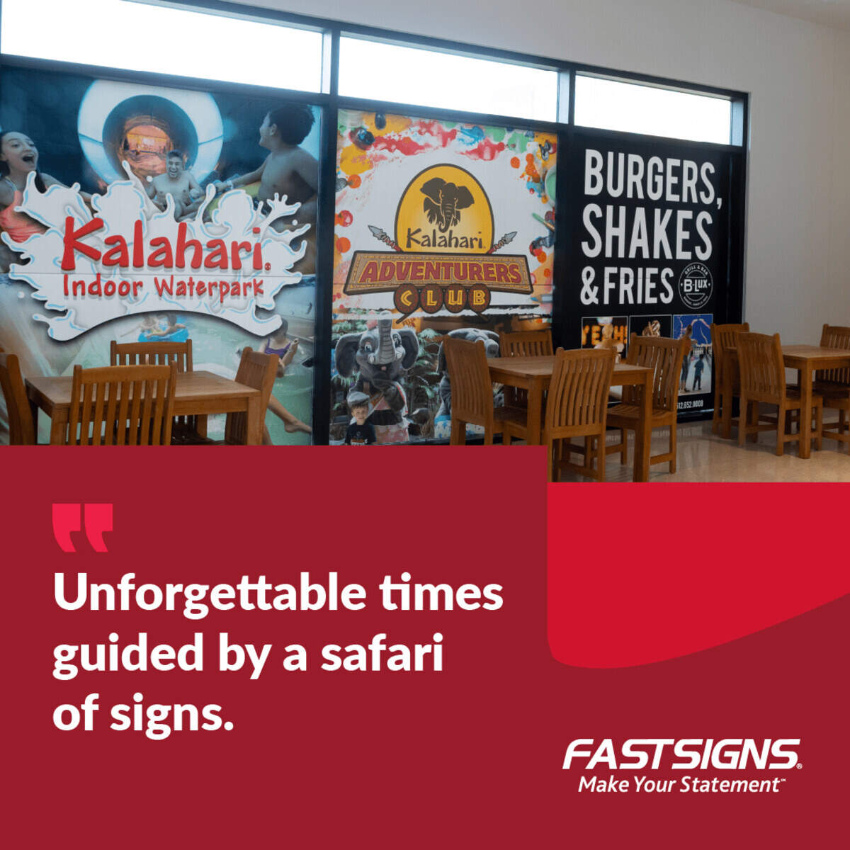 FASTSIGNS is a global franchise that produces custom banners, signs, exhibits, displays, graphic design and exterior signage for business owners.&nbsp;