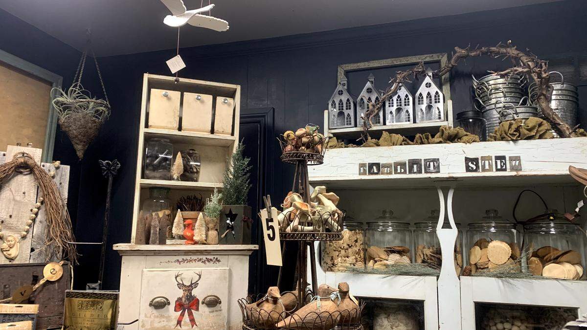 Before opening Rabbit Stew, Kerri Henderson has been collecting antiques and bringing her finds to local antique shops and customers on Etsy.&nbsp;