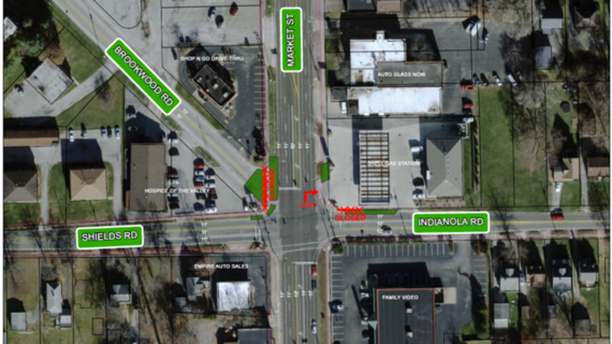 ODOT is working to make travel safer and easier at the State Route 7 and Market Street intersection by permanently closing Brookwood Road in Boardman Township.