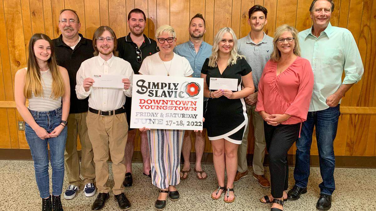 FILE 2022 Simply Slavic Festival scholarship winners; this year, the festival is happening June 16 and June 17 in downtown Youngstown.