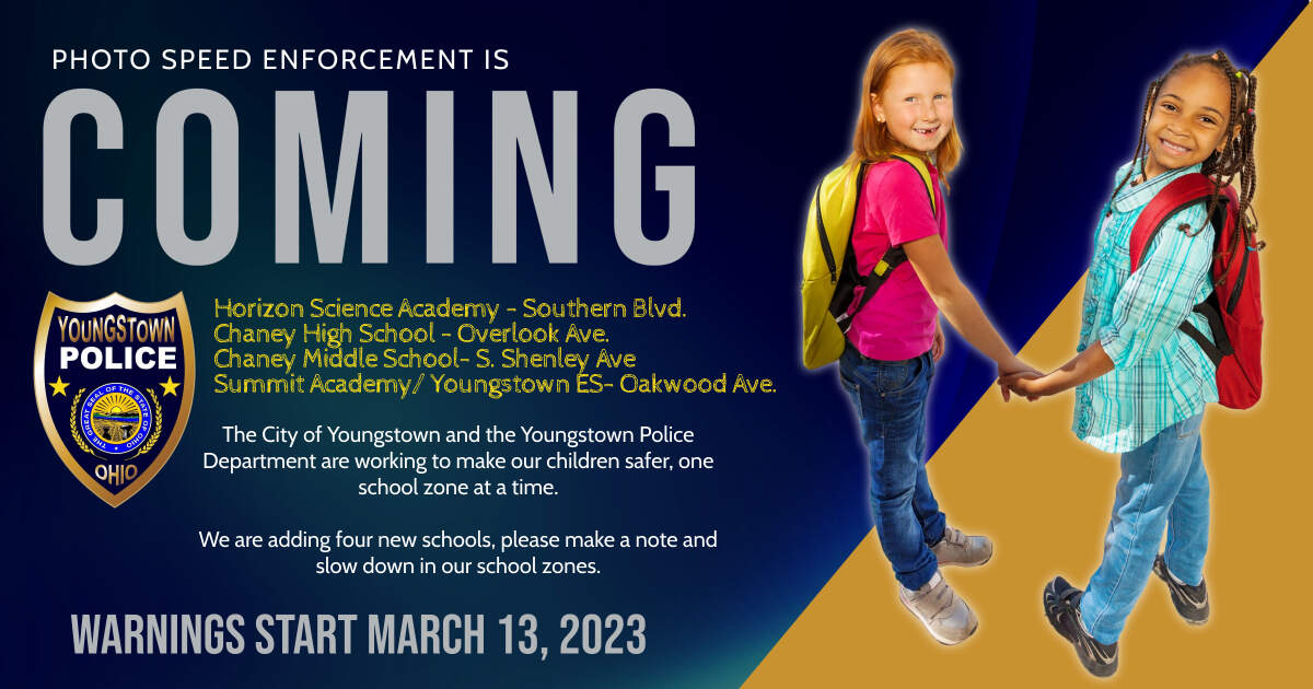 Watch Your Speed: Youngstown police add more school zones to speed enforcement list, speed cameras utilized