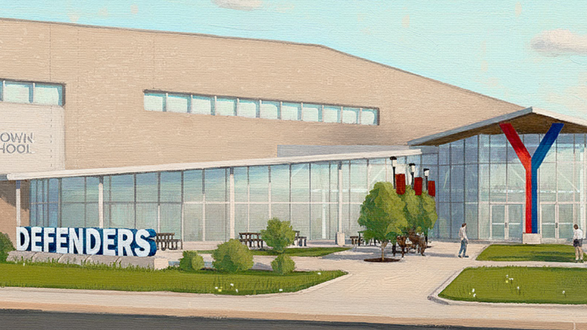 Construction at East High School in Youngstown begins this summer, including a new gated gatehouse entry, covered canopy and plaza as part of the $3 million safety-focused campus redesign estimated at $3 million.