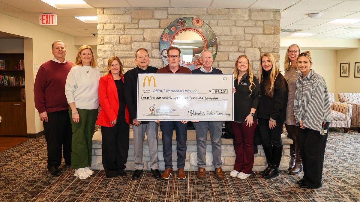 Local Owner/Operators and customers in Northeast Ohio raised $1.7M for RMHC, supporting families during medical treatment with in-restaurant programs like Round-Up.