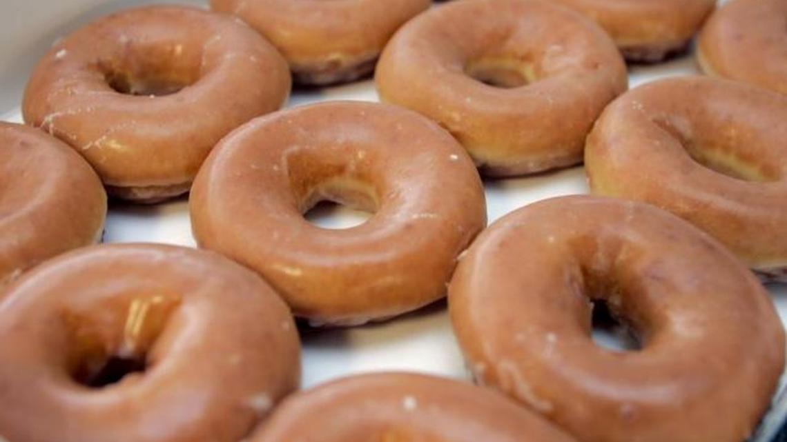 A Krispy Kreme delivery driver is accused of stealing a truckload of donuts, Pennsylvania police say.
