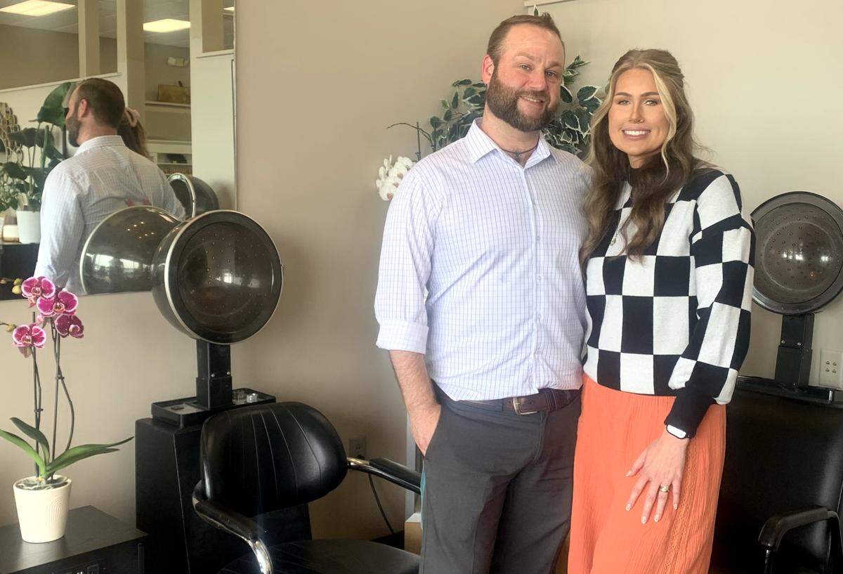 Jordan and Jaimie Shaver are celebrating one year of owning The Salon at Creekside in Boardman.