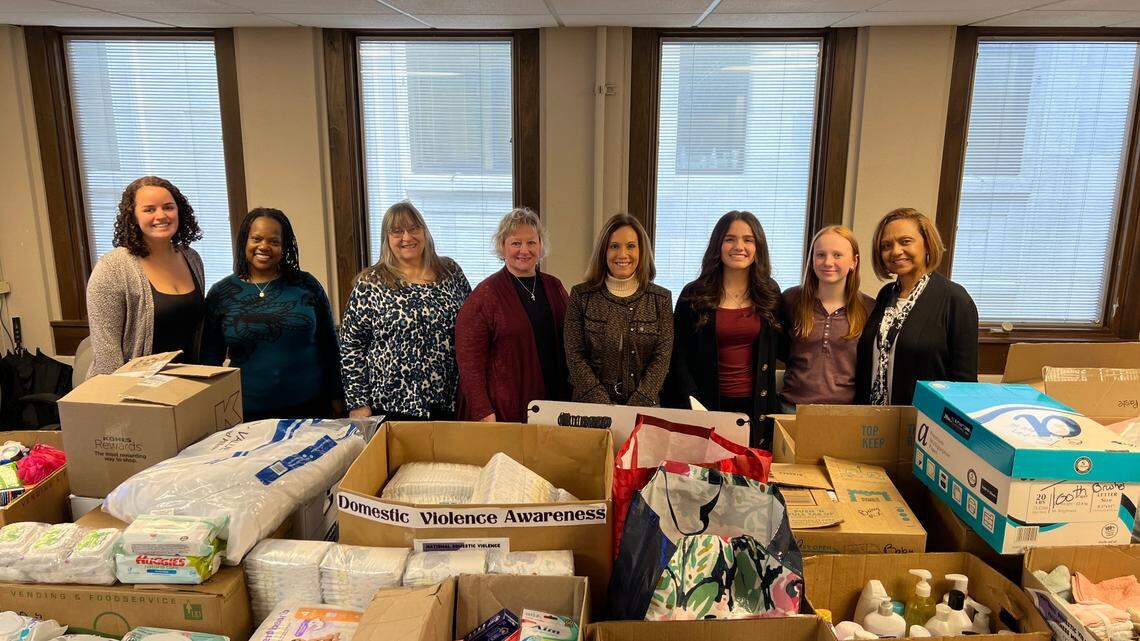 Through November, the office of Mahoning County Prosecutor Gina DeGenova collected nearly 2,000 items for people at local domestic violence shelters.