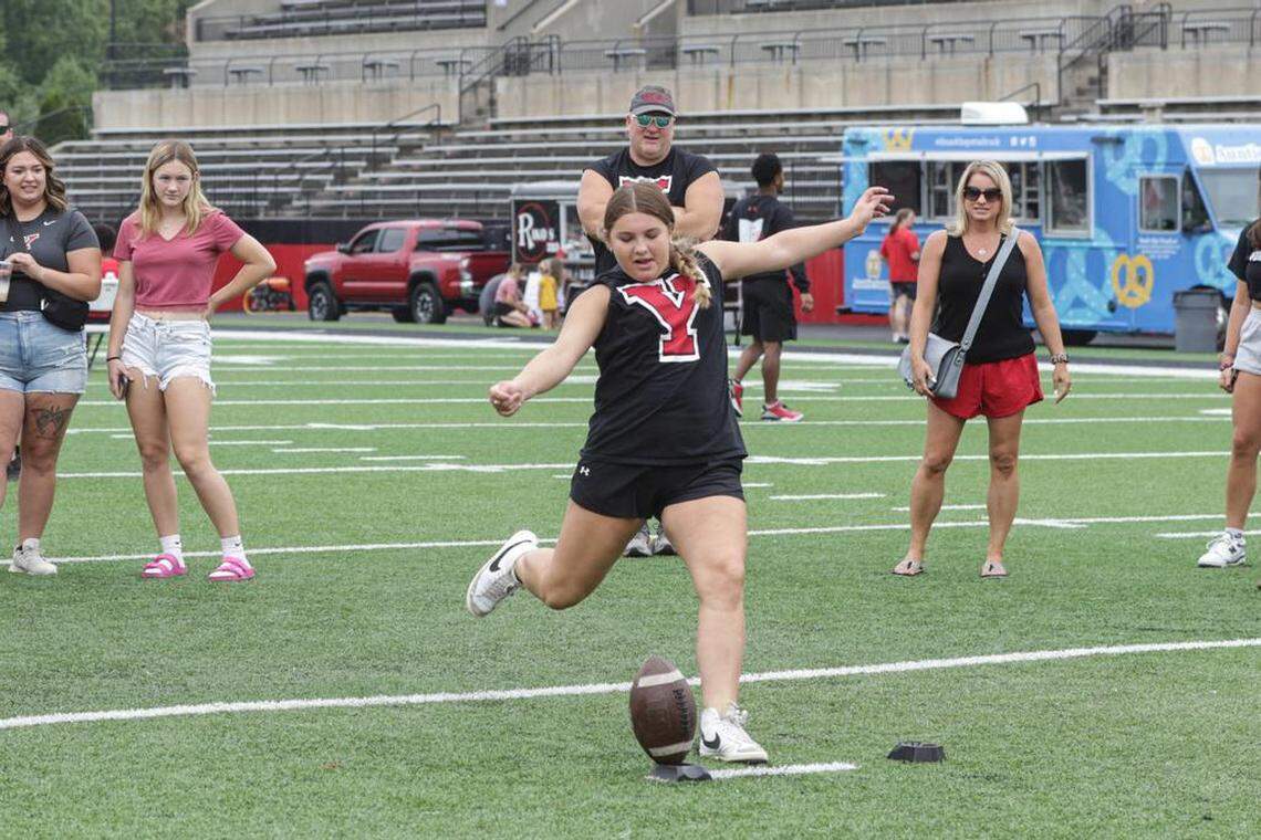 Youngstown State Meet the Team day at Stambaugh Stadium.