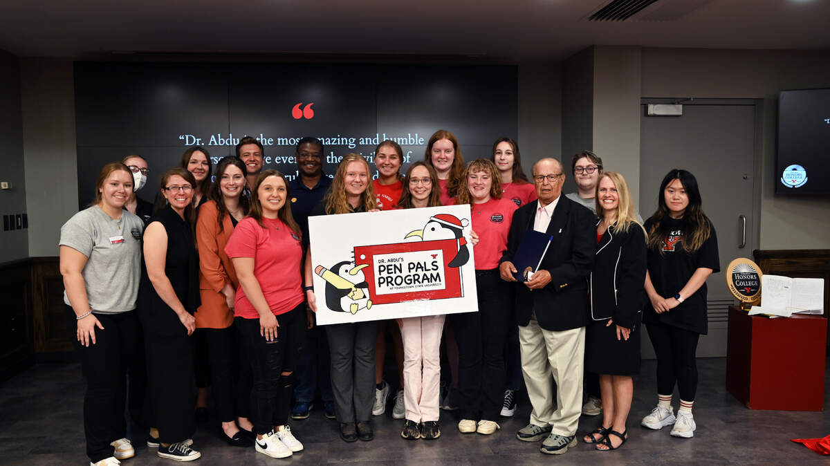 Sokolov Honors College unveils the newly-named Dr. Abdu Pen Pals Program.