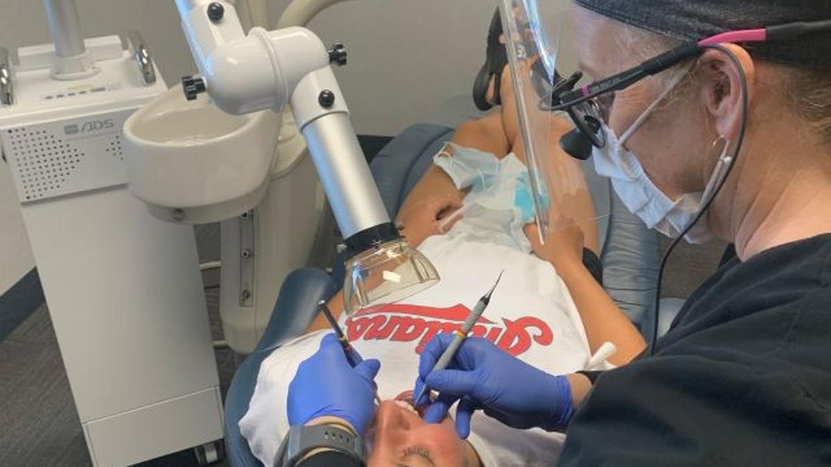 Chester Family Dentistry in Warren has implemented an extraoral dental suction system to treatment rooms to reduce the risk of COVID-19 and aerosol transmitted disease exposure for patients and staff. (Contributed photo)