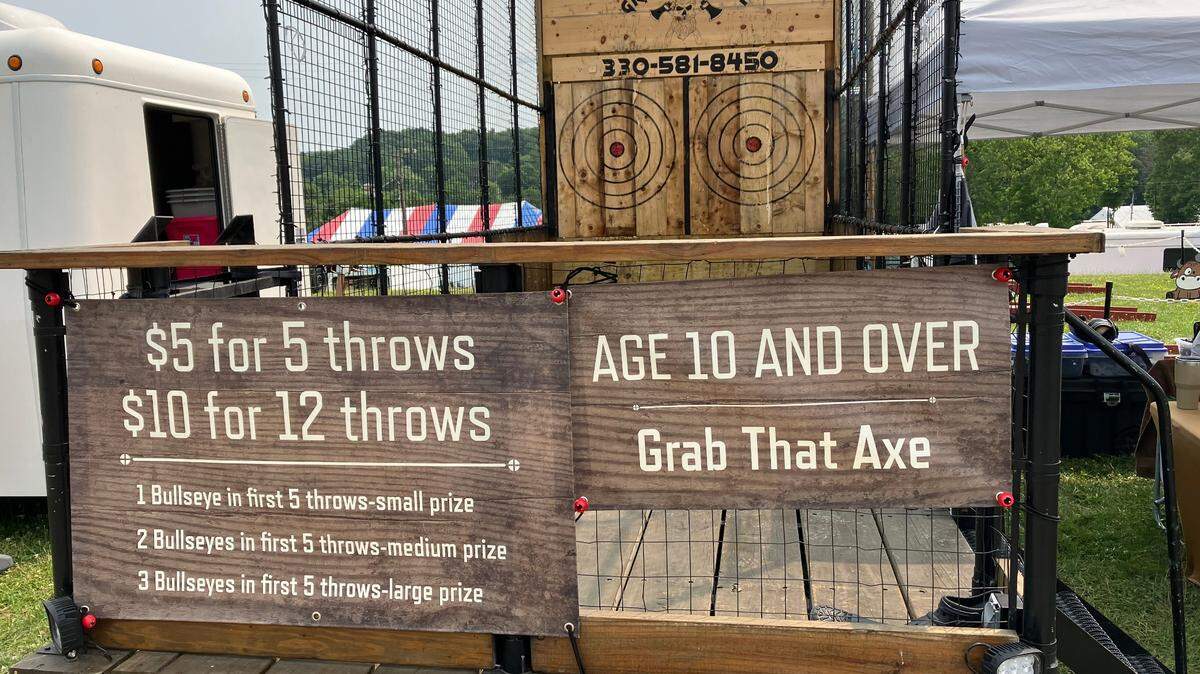 Stop by Grab That Axe at the fair