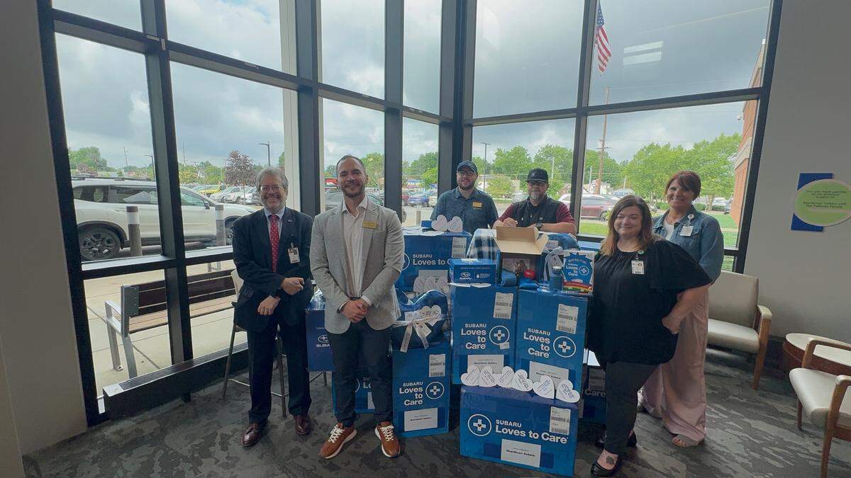 Boardman Subaru and The Leukemia & Lymphoma Society provided 80 blankets, 30 patient care kits and handwritten messages of hope to patients impacted by blood cancer at Akron Children’s Hospital Beeghly Campus. 