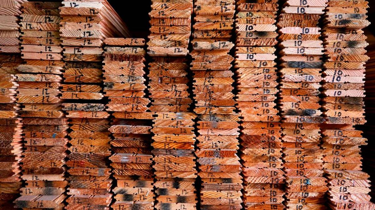 Lumber prices have remained sky-high amid coronavirus-related shortages. GENE J. PUSKAR AP