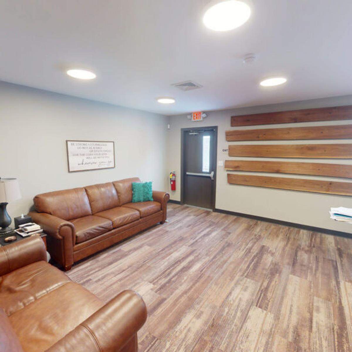The property that was formerly home to Rock of Grace at 125 N Bank St. in Cortland is available to purchase for $425,000, according to Platz Realty.
