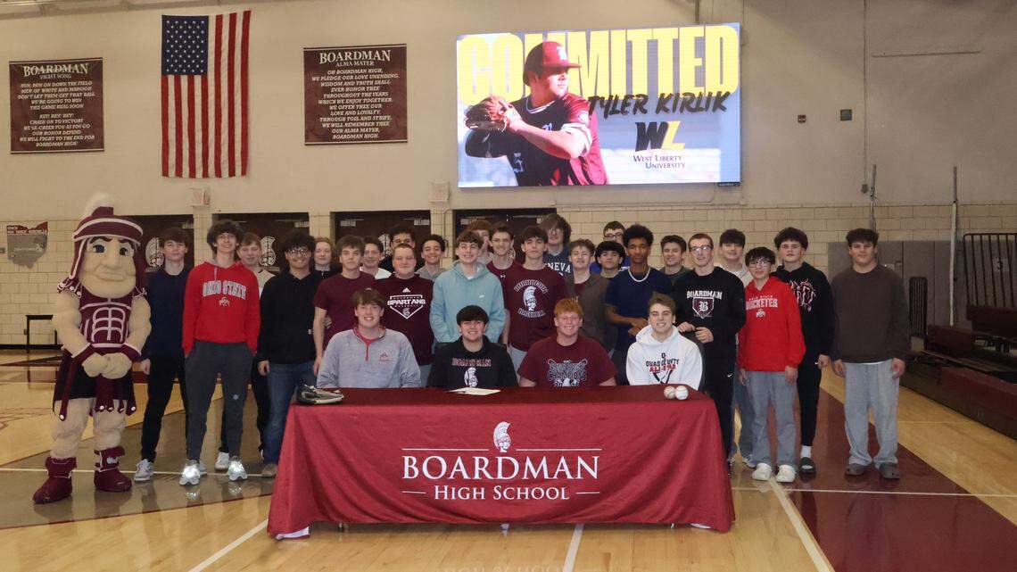 Boardman High School baseball standout signs with West Liberty University