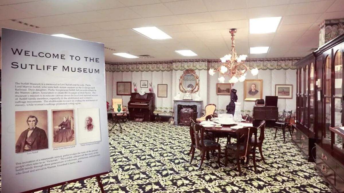 The Sutliff Museum opened in 1971 and commemorates the lives of members of the Sutliff family who were active in the local abolition movement and conductors on the Underground Railroad.
