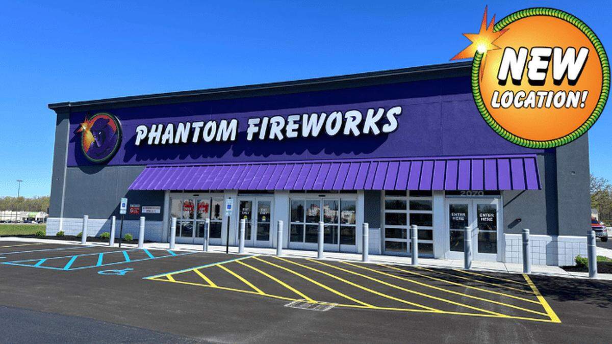 Phantom Fireworks is hosting a grand opening celebration for the Eastwood Mall showroom from 8:30 a.m. to 10:30 p.m. on June 14 at 2070 Niles Cortland Road SE in Trumbull County.