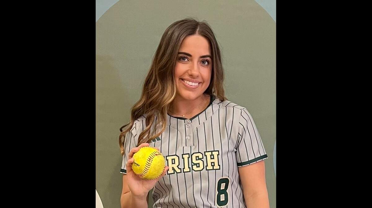 Katie Koulianos of Ursuline High School is Mahoning Valley’s softball player to watch.
