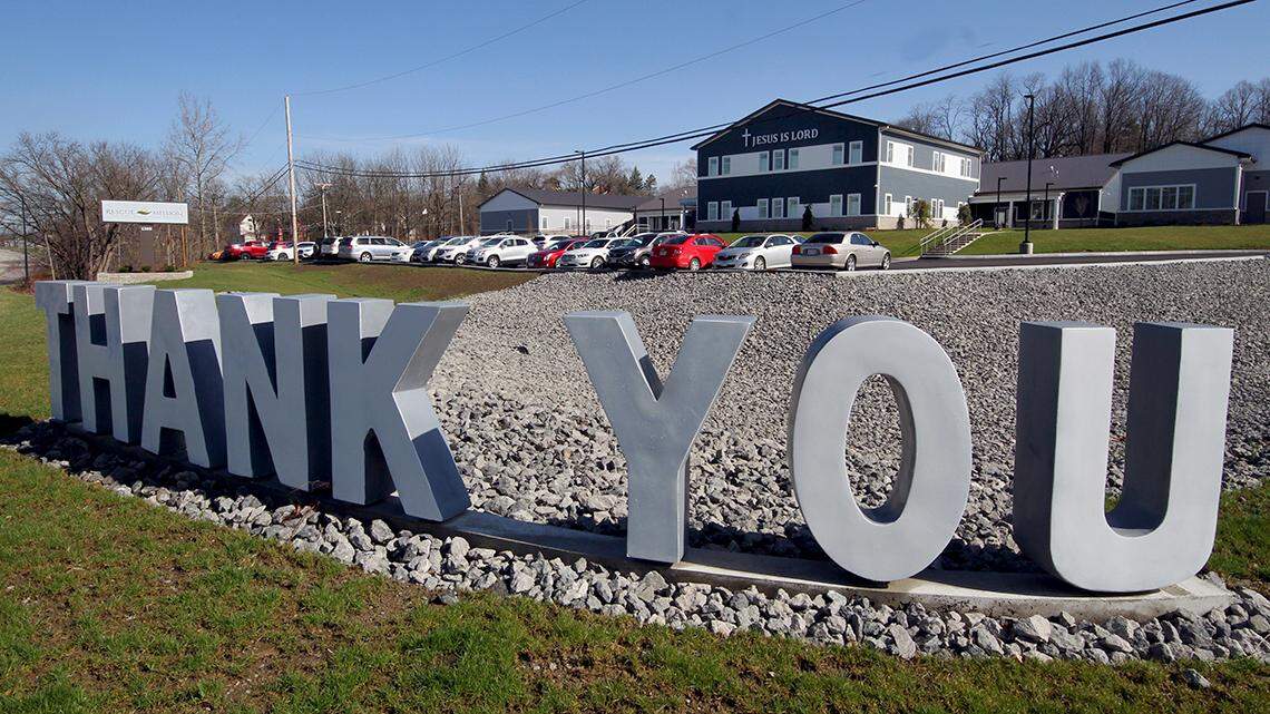 Shown here in this April 12, 2022, photo is Rescue Mission of the Mahoning Valley’s 50,000 square-foot facility along Martin Luther King Jr. Boulevard in Youngstown.