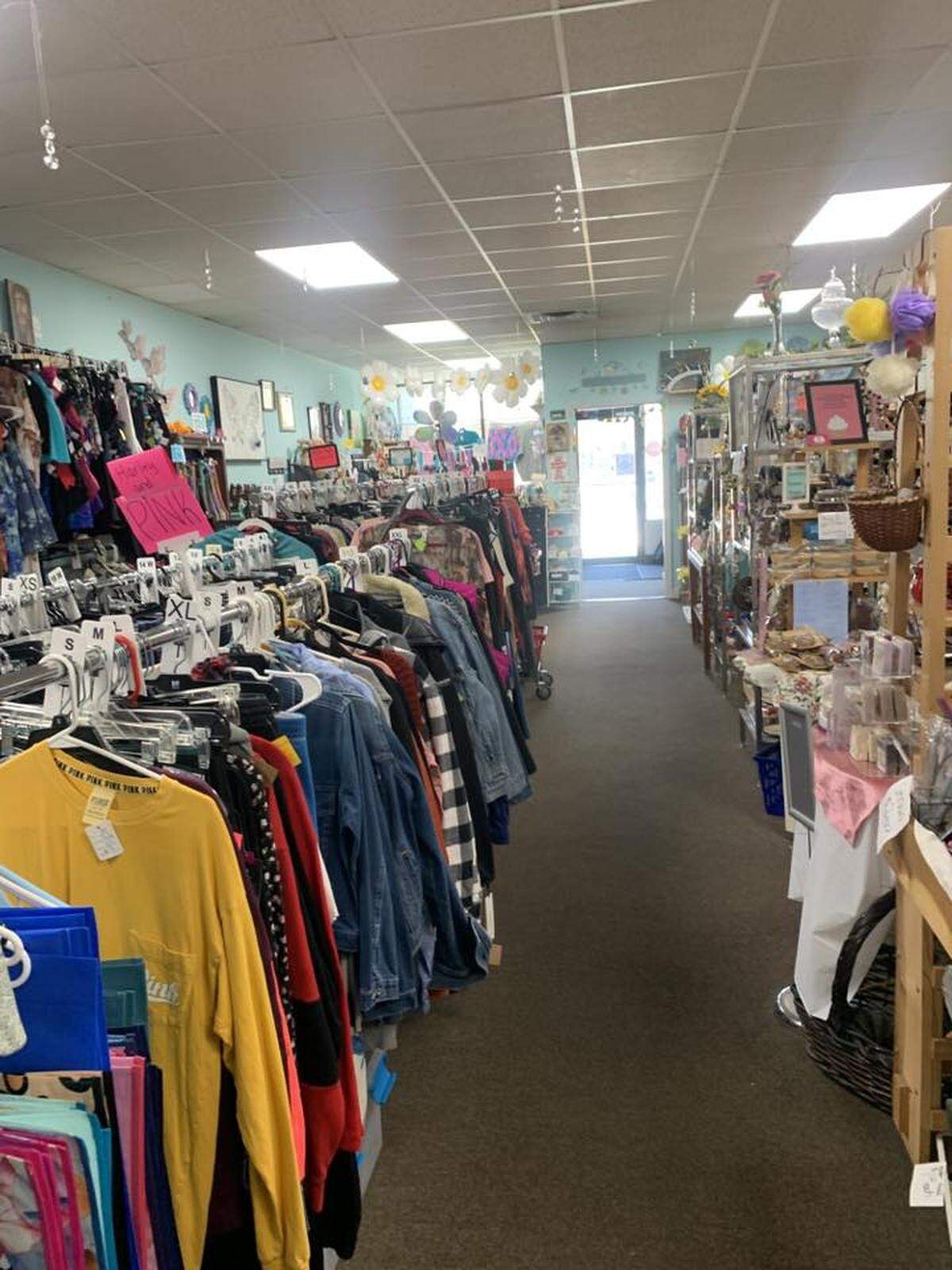 Sprinkle Kindness Thrifts & Gifts in Howland offers thrifted finds and local vendor goods while supporting community causes.