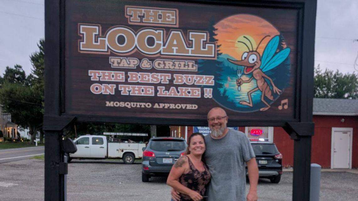 Wenona and Dan Herrmann took over ownership of the newly-renamed Local Tap & Grill near Mosquito Lake.