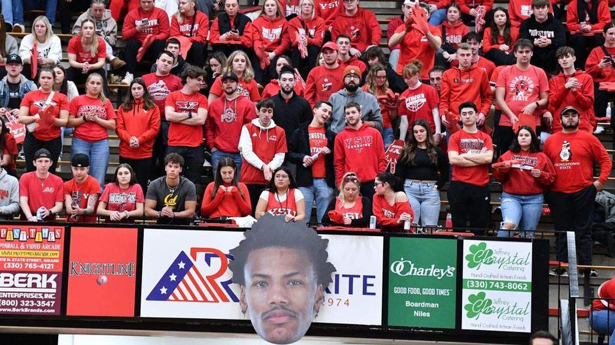 Youngstown State fans shown at recent game.