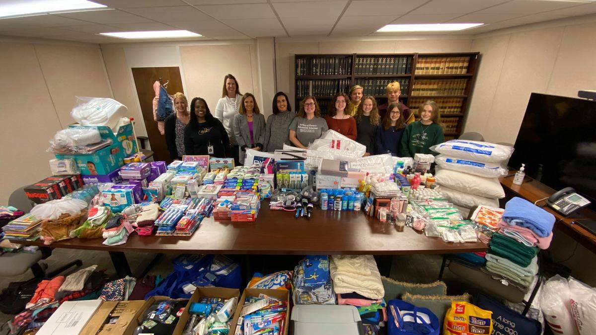 Over the past three years, the Mahoning County Prosecutor’s Office collected and donated over 14,000 items to the domestic violence program at the Sojourner House, part of COMPASS Community and Family Services.