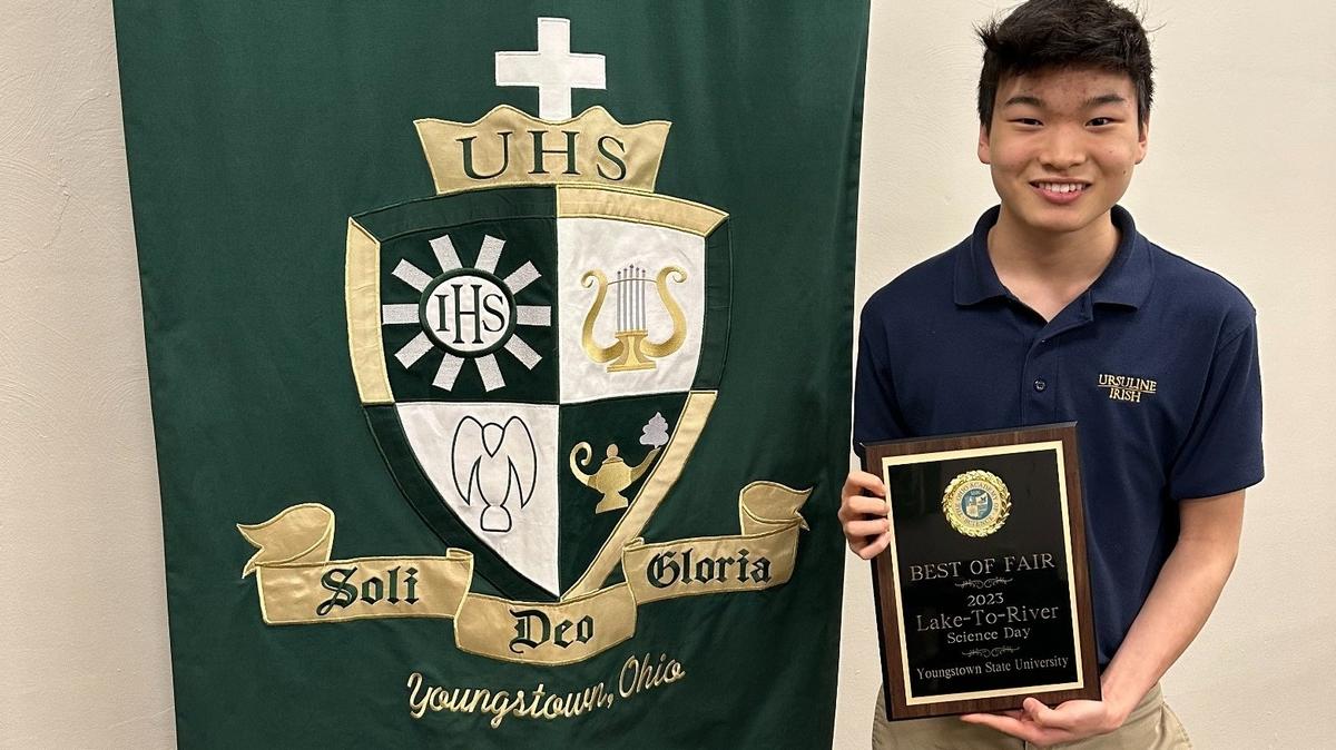 Ursuline High School students wins state accolade in science
