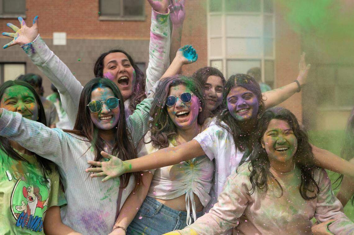 The Nepalese Student Association hosts the Hindu holiday, Holi, the Festival of Colors.