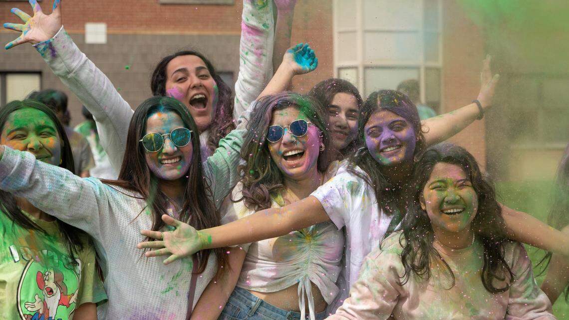 The Nepalese Student Association hosts the Hindu holiday, Holi, the Festival of Colors.