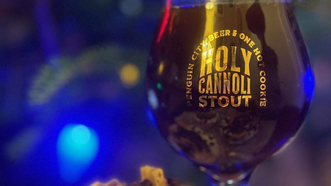 Penguin City Brewing Company collaborated with One Hot Cookie to craft the Holy Cannoli Stout: a Sicilian pastry-inspired signature beer fit for the holidays.