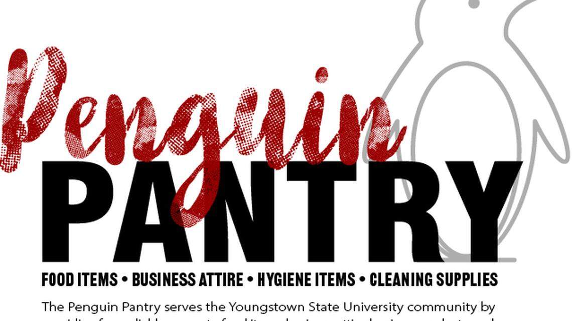 Four Youngstown State University students used a class project to raise awareness for a good cause called the Penguin Pantry.
