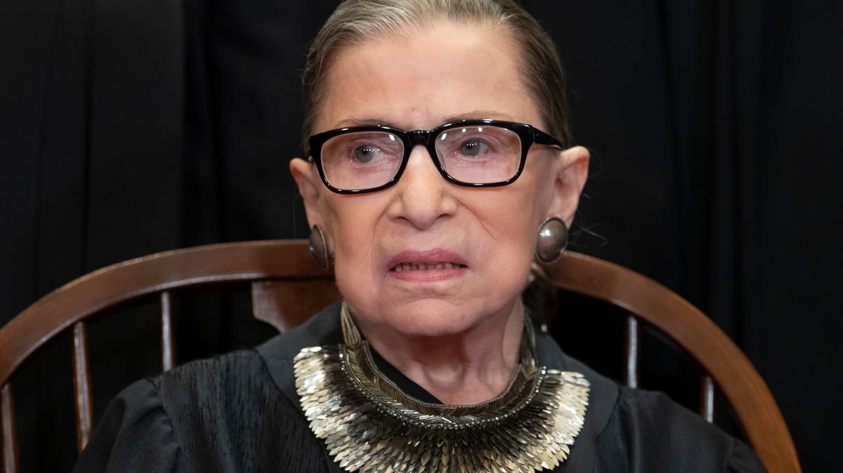 
In this Nov. 30, 2018, file photo, Associate Justice Ruth Bader Ginsburg sits with fellow Supreme Court justices for a group portrait at the Supreme Court Building in Washington. (AP Photo | J. Scott Applewhite)                                                                                                                                                                                                                                                                                                                                                                  