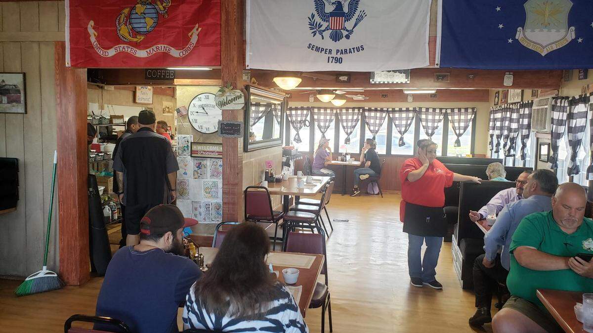 The E and B Family Restaurant is open at 3038 McCartney Road in Youngstown.