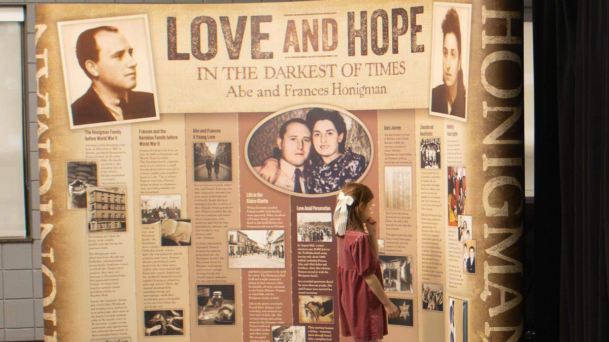 A new JCRC traveling exhibit in Youngstown tells the life stories of Holocaust survivors Frances and Abraham Honigman and others, available free to schools and groups.