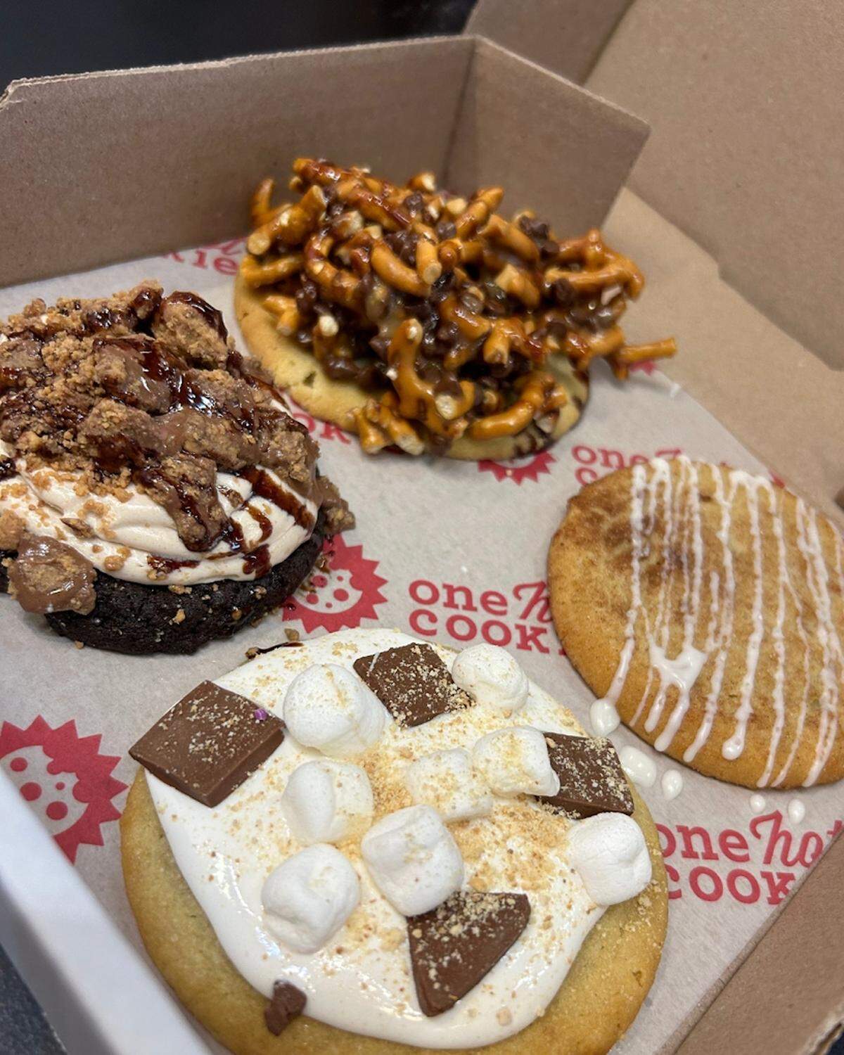 Heather Huff and the team behind the new One Hot Cookie inside the Eastwood Mall are ready to serve customers in Niles.