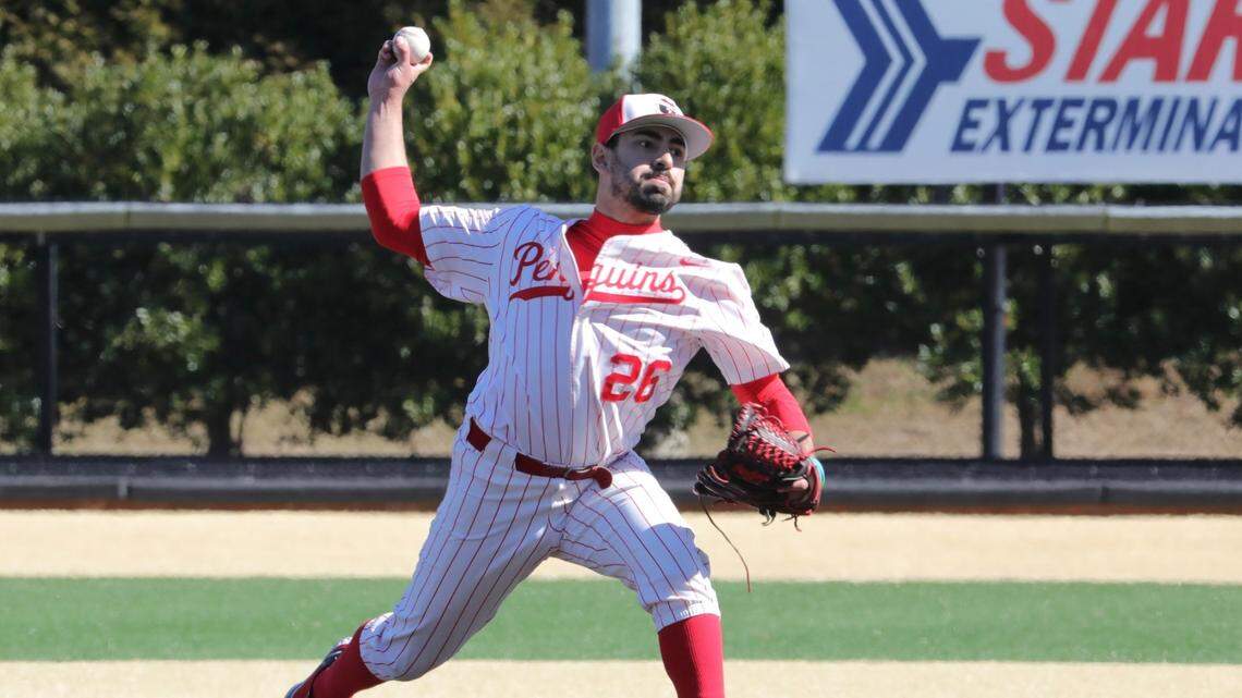 Youngstown State pitcher Nick Perez fires a picture during a recent game.