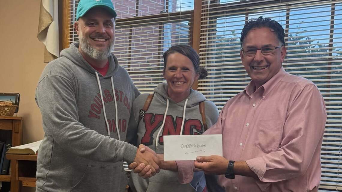 Youngstown Clothing Co. family owners donate $10,000 to Greenford Ruritan