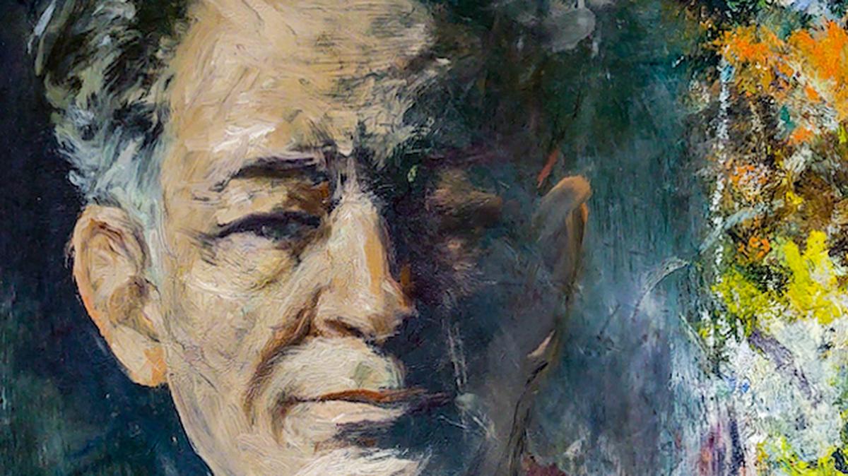 Youngstown artist Clyde Singer painted this self-portrait. His artwork is featured in a new exhibit at the Butler Institute of American Art. (Contributed by Butler Institute of American Art)