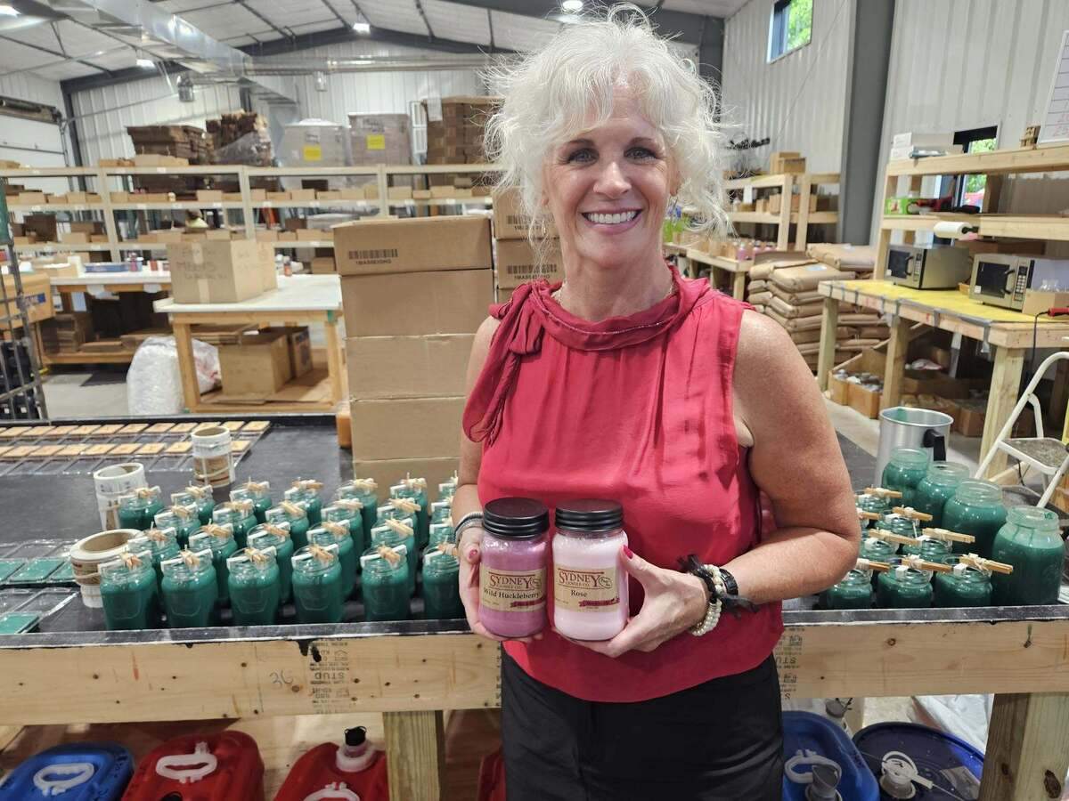 Sydney Candle Co. began as a father-daughter business venture in Cortland in Becki Olejnik’s basement in 2006.