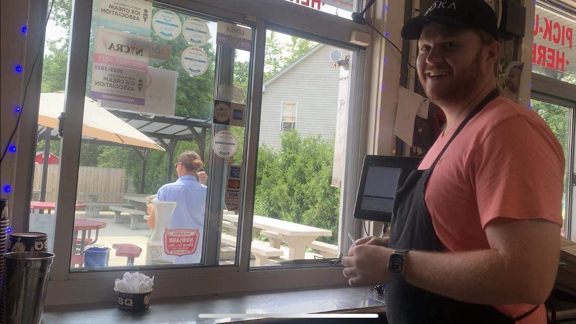 Max Hoover, Grand Master Ice Cream Maker at Cockeye Creamery