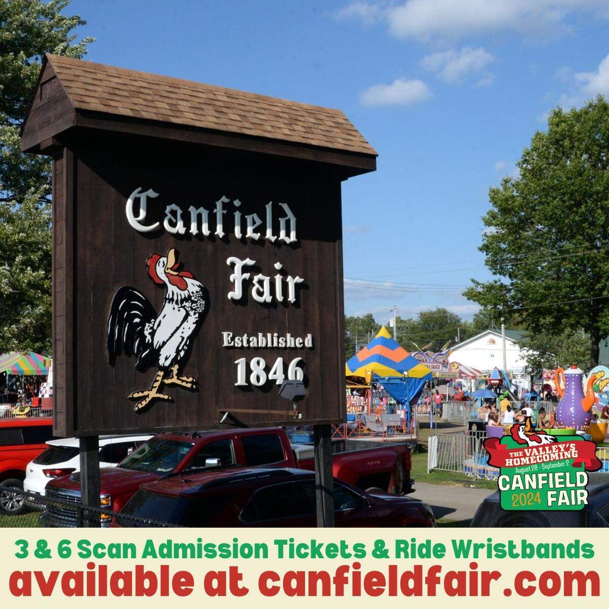 The Canfield Fair is the largest county fair in the state of Ohio and is celebrating its 178h year in 2024.