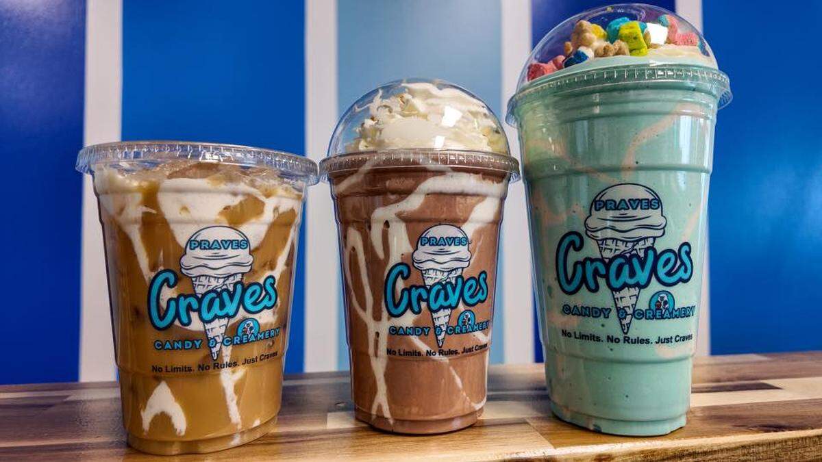 Praves Craves Candy and Creamery is the newest locally-owned business preparing to open its doors at 200 East 2nd St., created by hometown entrepreneurs Ava Nero and Preston Markovich.