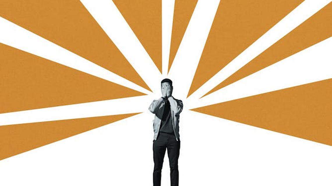 Stress photo illustration