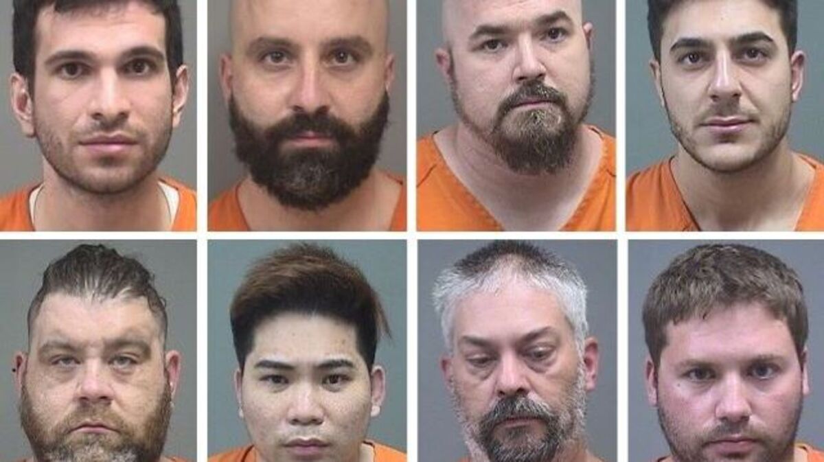 Top row, from left: Bashar Abuzant, Cornelius Jeffrey, John Harmocy and Youssef Jabaly. Bottom row, from left: John Kukura, Sam Lay, Donald Lee and Nathan Lucas.