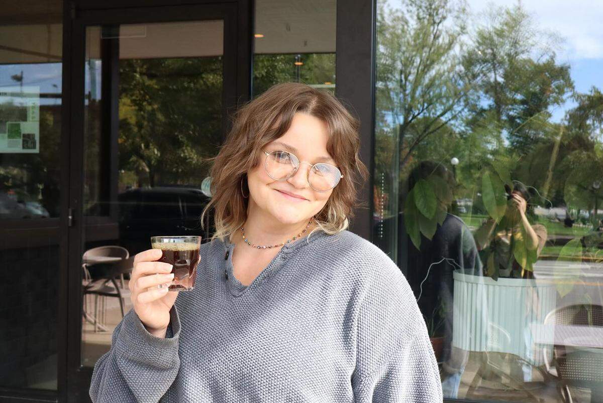 Ashley Olejnik has been working at Nova Coffee Company for six years, developing new flavor combinations like the Witch’s Brew.